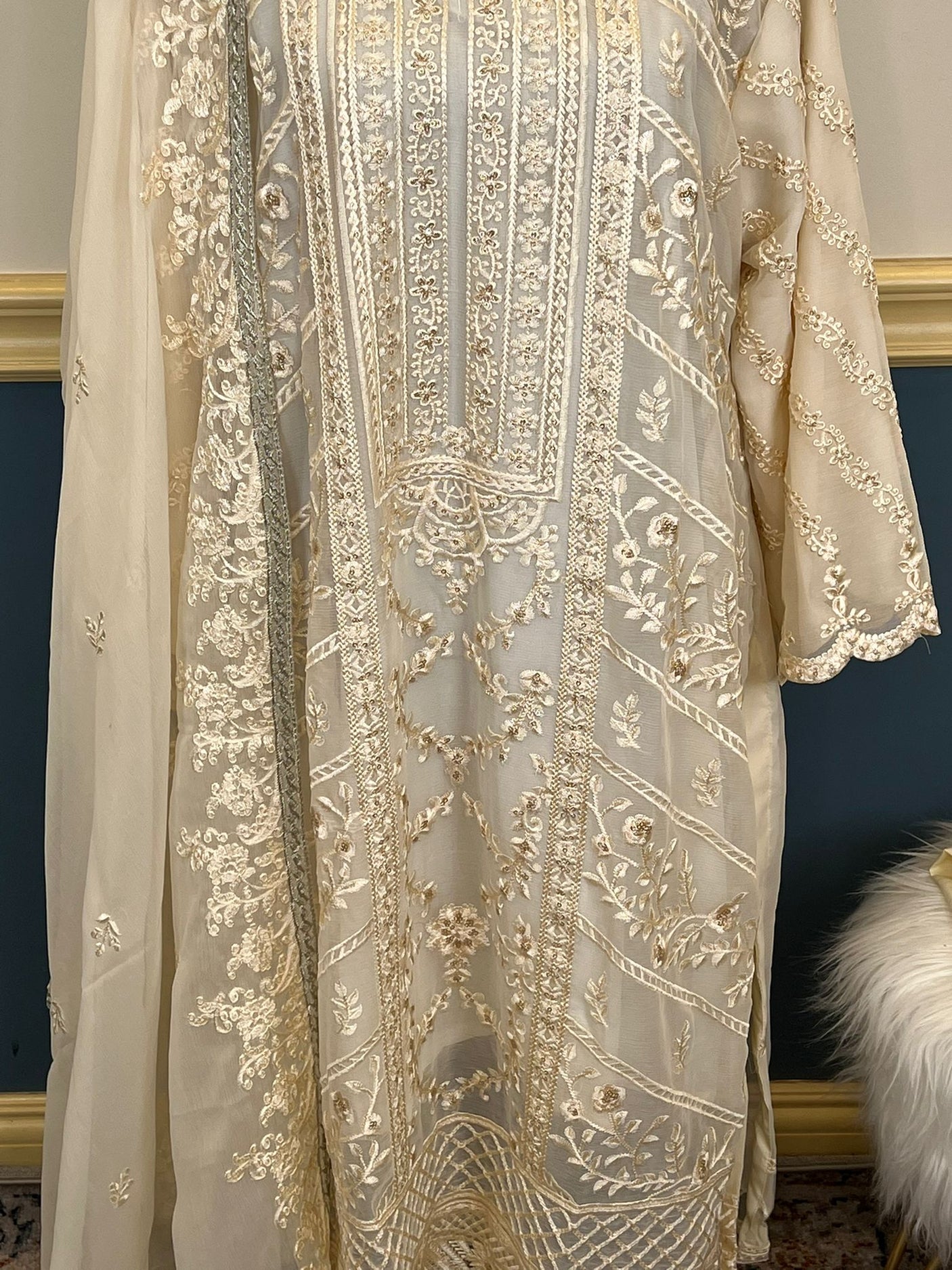 Pakistani Embroidered Luxury Party wear Ready To Ship