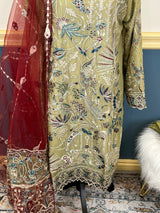 Pakistani Embroidered Luxury Party wear Ready To Ship