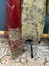 Pakistani Embroidered Luxury Party wear Ready To Ship