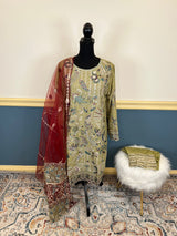 Pakistani Embroidered Luxury Party wear Ready To Ship