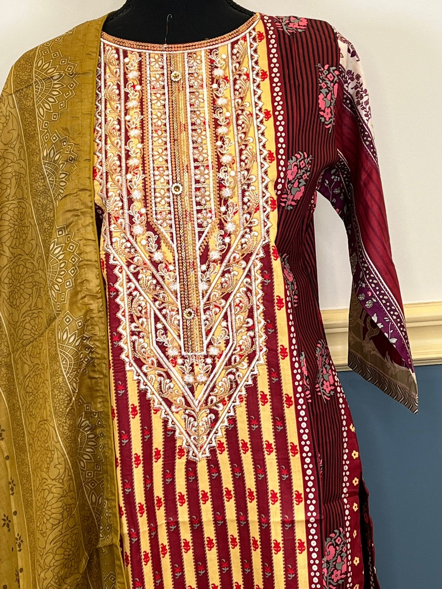 Pakistani Embroidered Lawn ready to ship