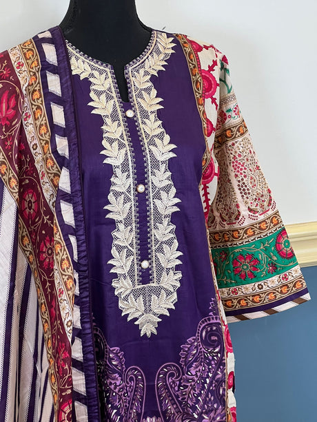 Pakistani Embroidered Lawn ready to ship