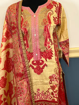 Pakistani Embroidered Lawn ready to ship