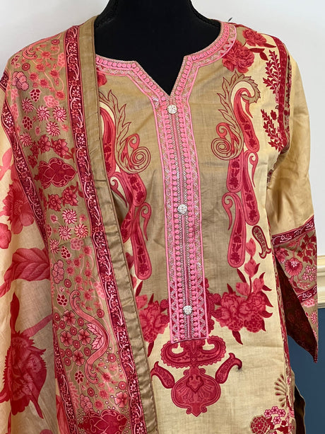Pakistani Embroidered Lawn ready to ship