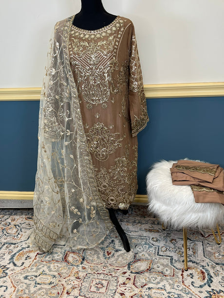 Pakistani Embroidered Luxury Party wear Ready To Ship