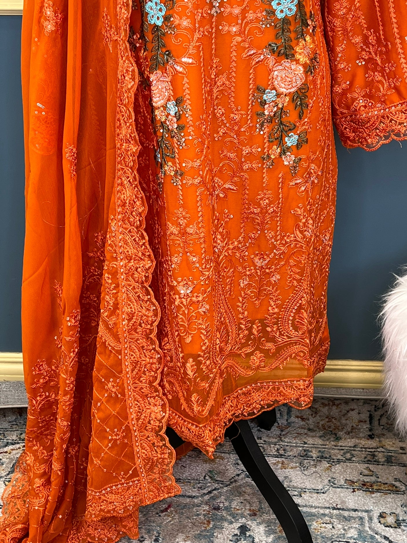 Pakistani Embroidered Luxury Party wear Ready To Ship