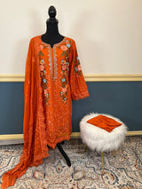 Pakistani Embroidered Luxury Party wear Ready To Ship