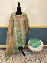 Pakistani Embroidered Luxury Party wear Ready To Ship