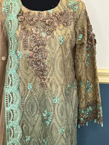 Pakistani Embroidered Luxury Party wear Ready To Ship
