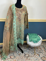 Pakistani Embroidered Luxury Party wear Ready To Ship