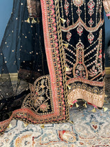 Pakistani Embroidered Luxury Party wear Ready To Ship
