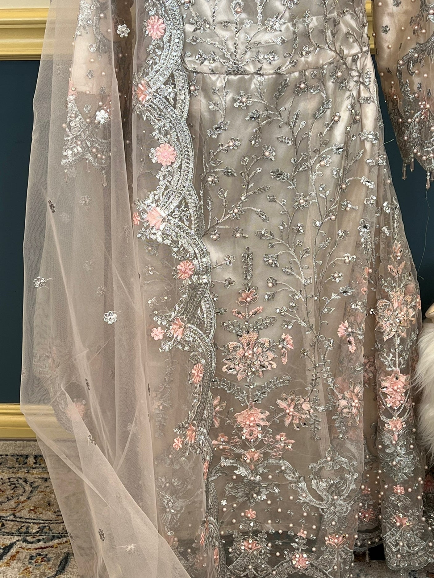 Pakistani Embroidered Luxury Party wear Ready To Ship