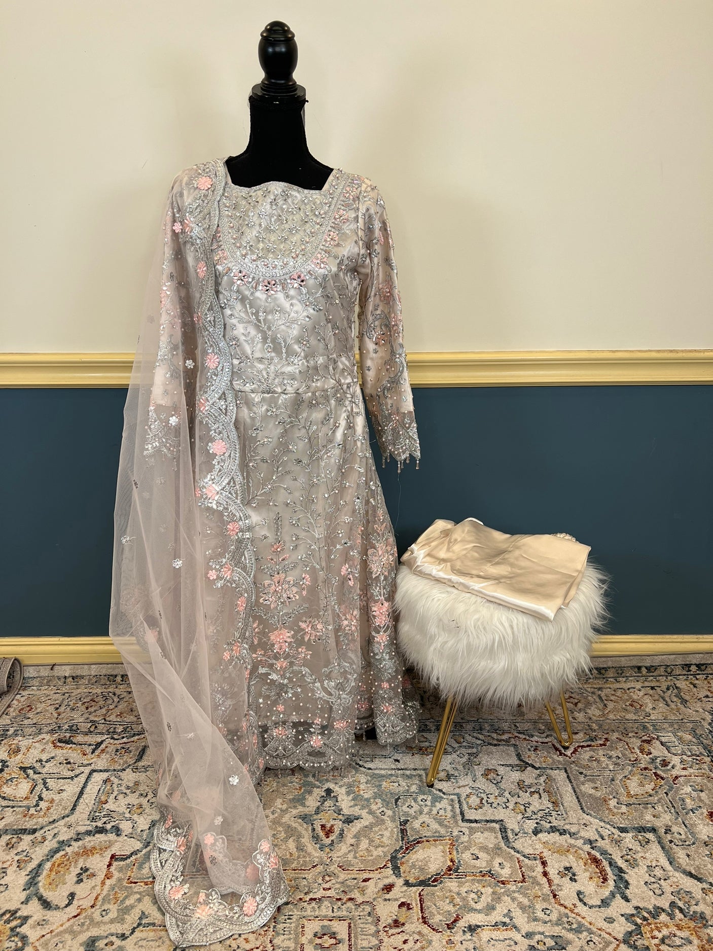 Pakistani Embroidered Luxury Party wear Ready To Ship