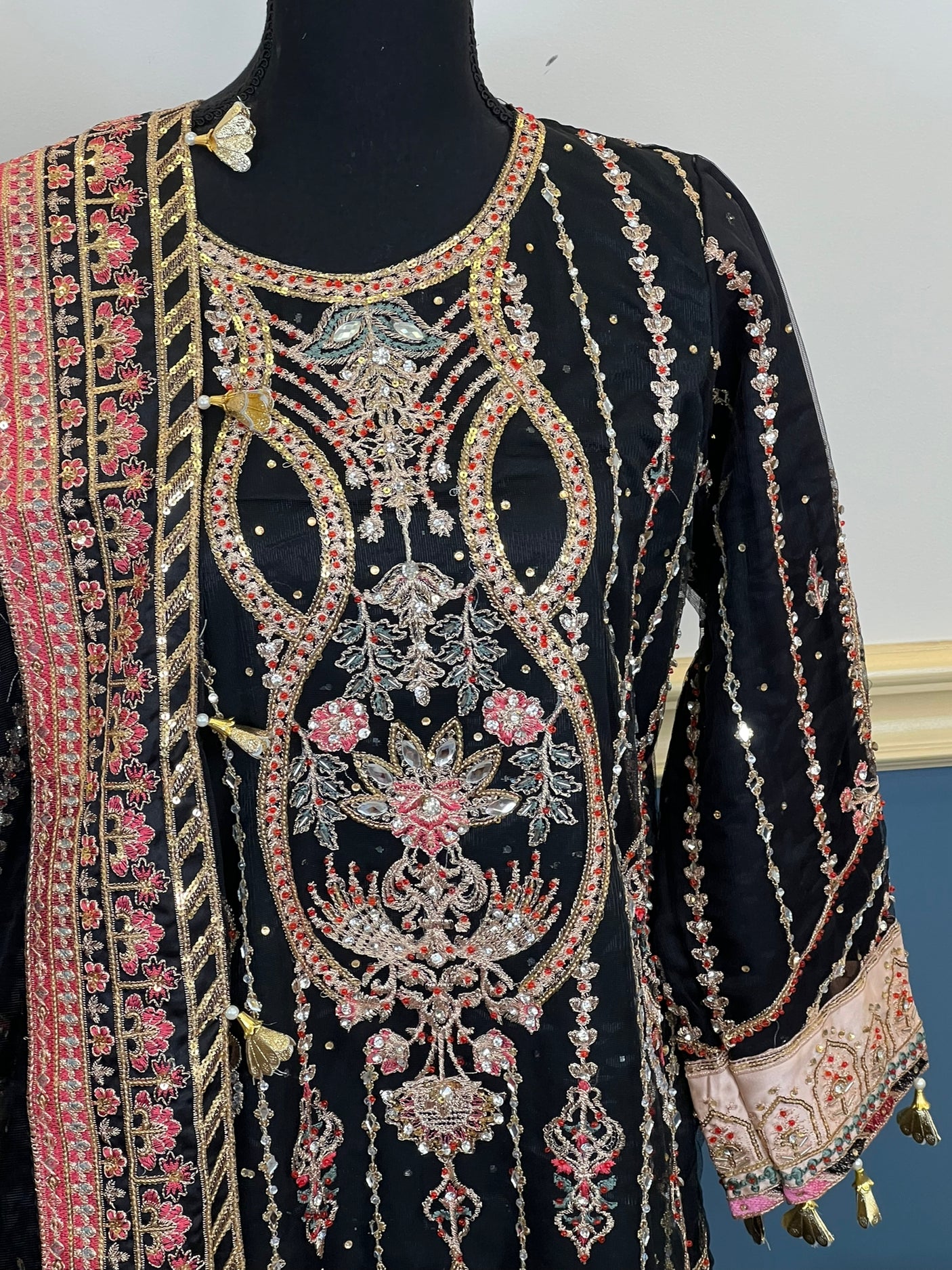 Pakistani Embroidered Luxury Party wear Ready To Ship