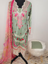 Pakistani Embroidered Lawn ready to ship