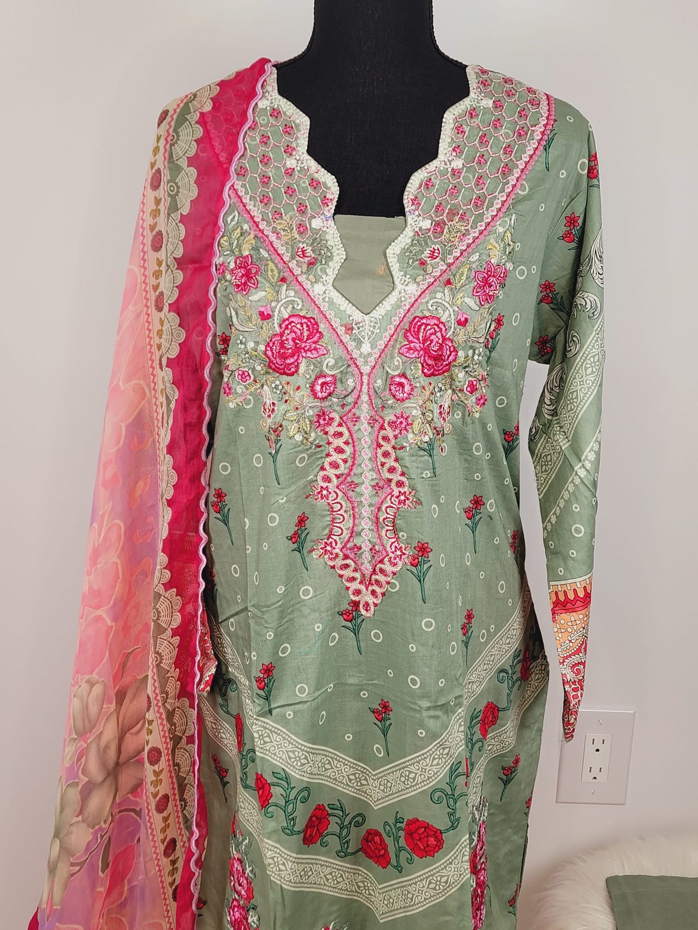 Pakistani Embroidered Lawn ready to ship