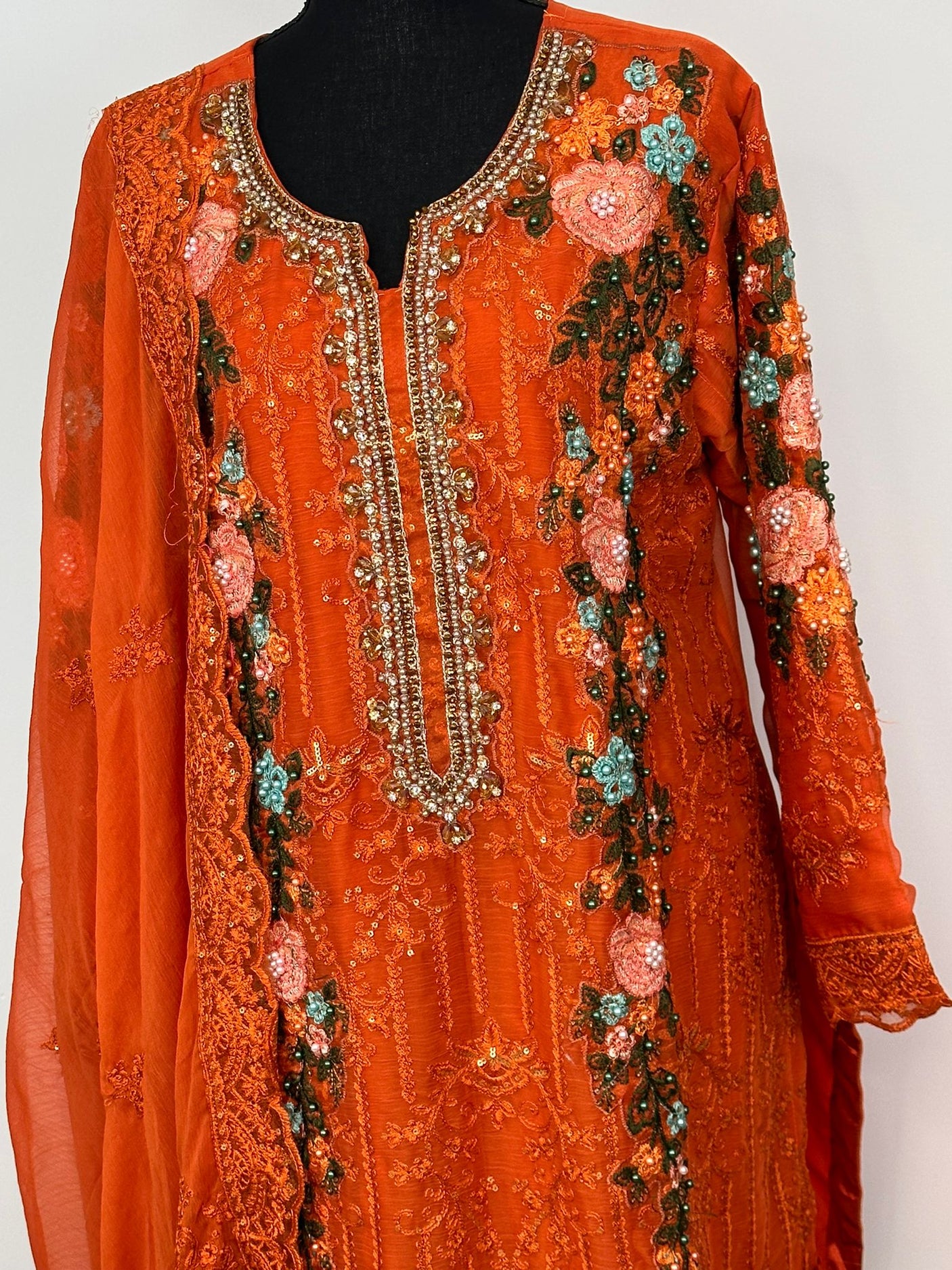 Pakistani Embroidered Luxury Party wear Ready To Ship