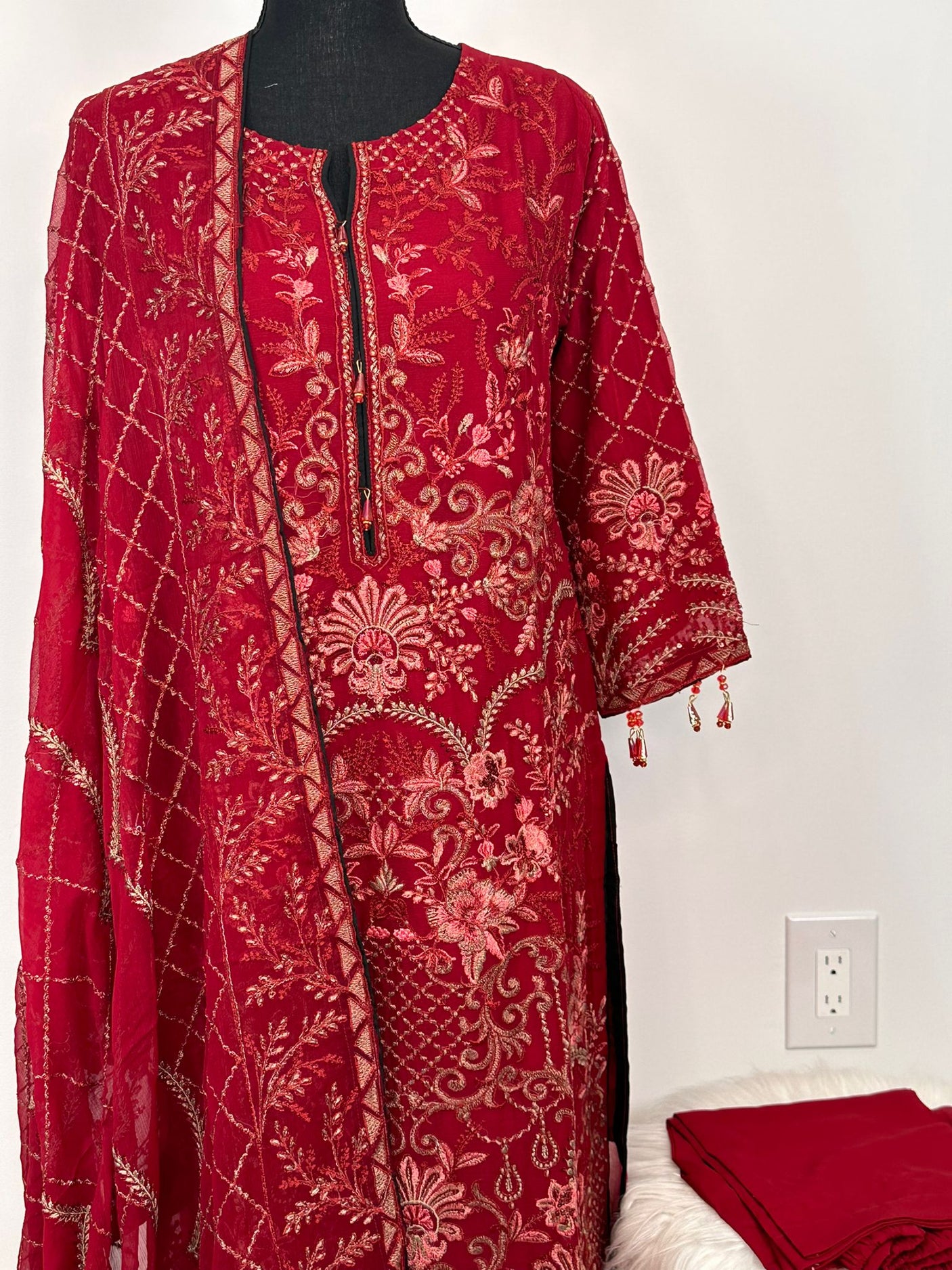 Pakistani Embroidered Luxury Party wear Ready To Ship