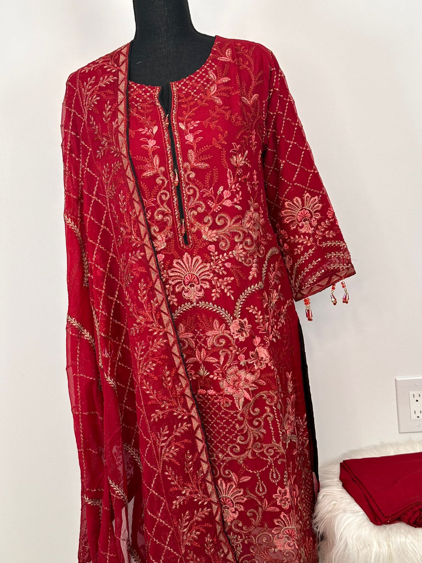 Pakistani Embroidered Luxury Party wear Ready To Ship