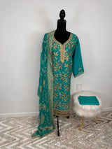 Pakistani Embroidered Luxury Party wear Ready To Ship
