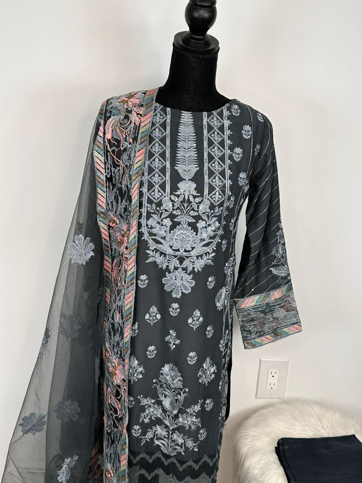 Pakistani Embroidered Luxury Party wear Ready To Ship