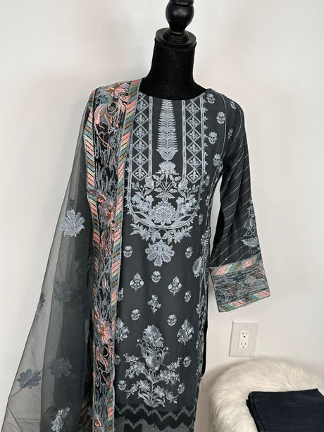 Pakistani Embroidered Luxury Party wear Ready To Ship