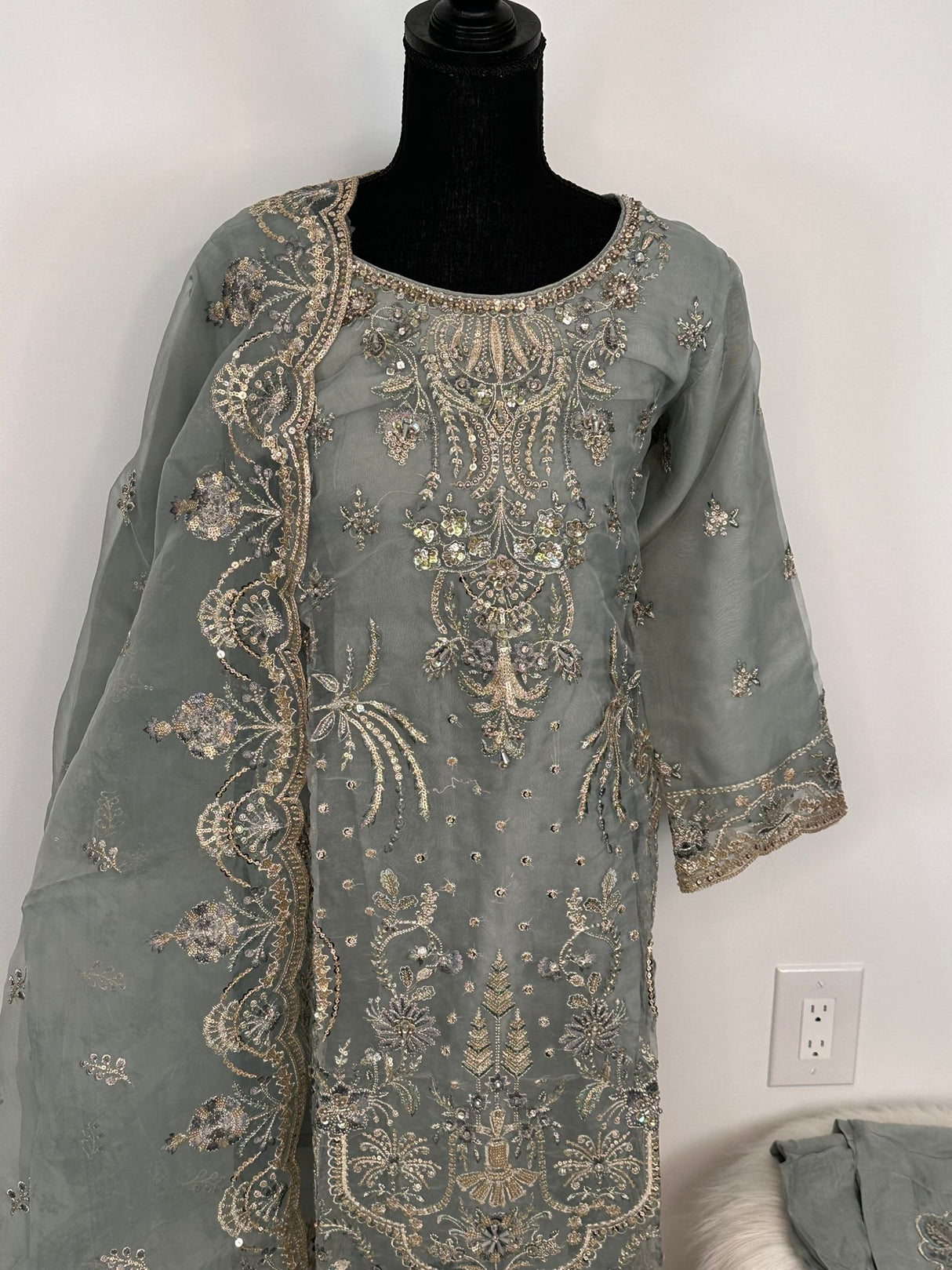 Organza Luxury Party wear Ready To Ship