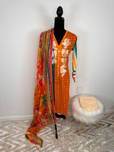 Pakistani Lawn Embroidered Salwar kameez Ready To Ship