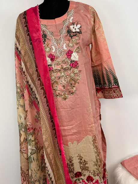 Pakistani Embroidered Lawn ready to ship