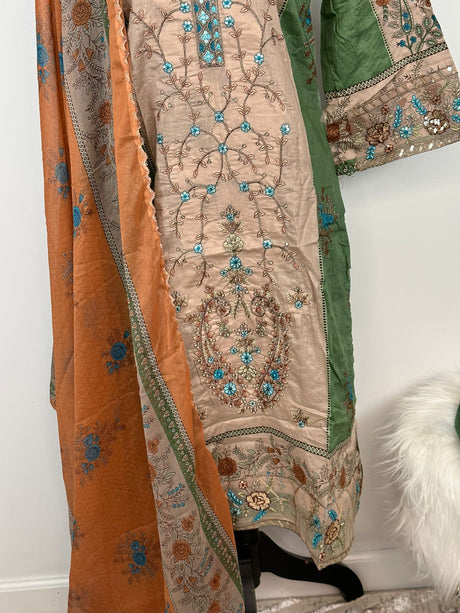 Pakistani Embroidered Lawn ready to ship