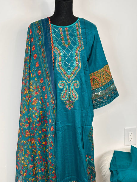 Pakistani Embroidered Lawn ready to ship