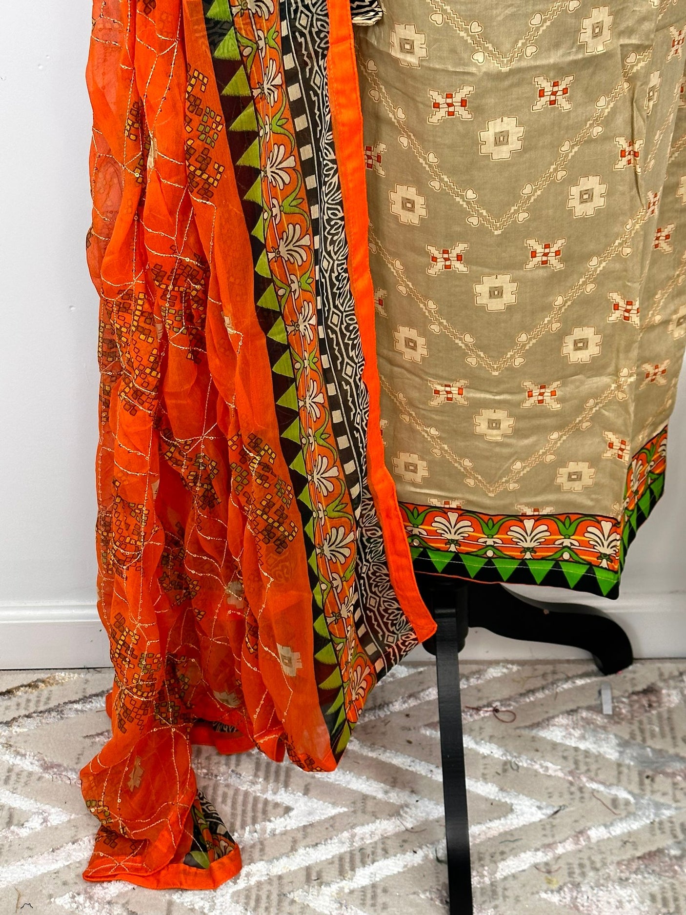 Pakistani Embroidered Lawn  ready to ship