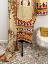 Pakistani Embroidered Lawn  ready to ship