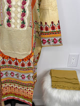 Pakistani Embroidered Lawn  ready to ship