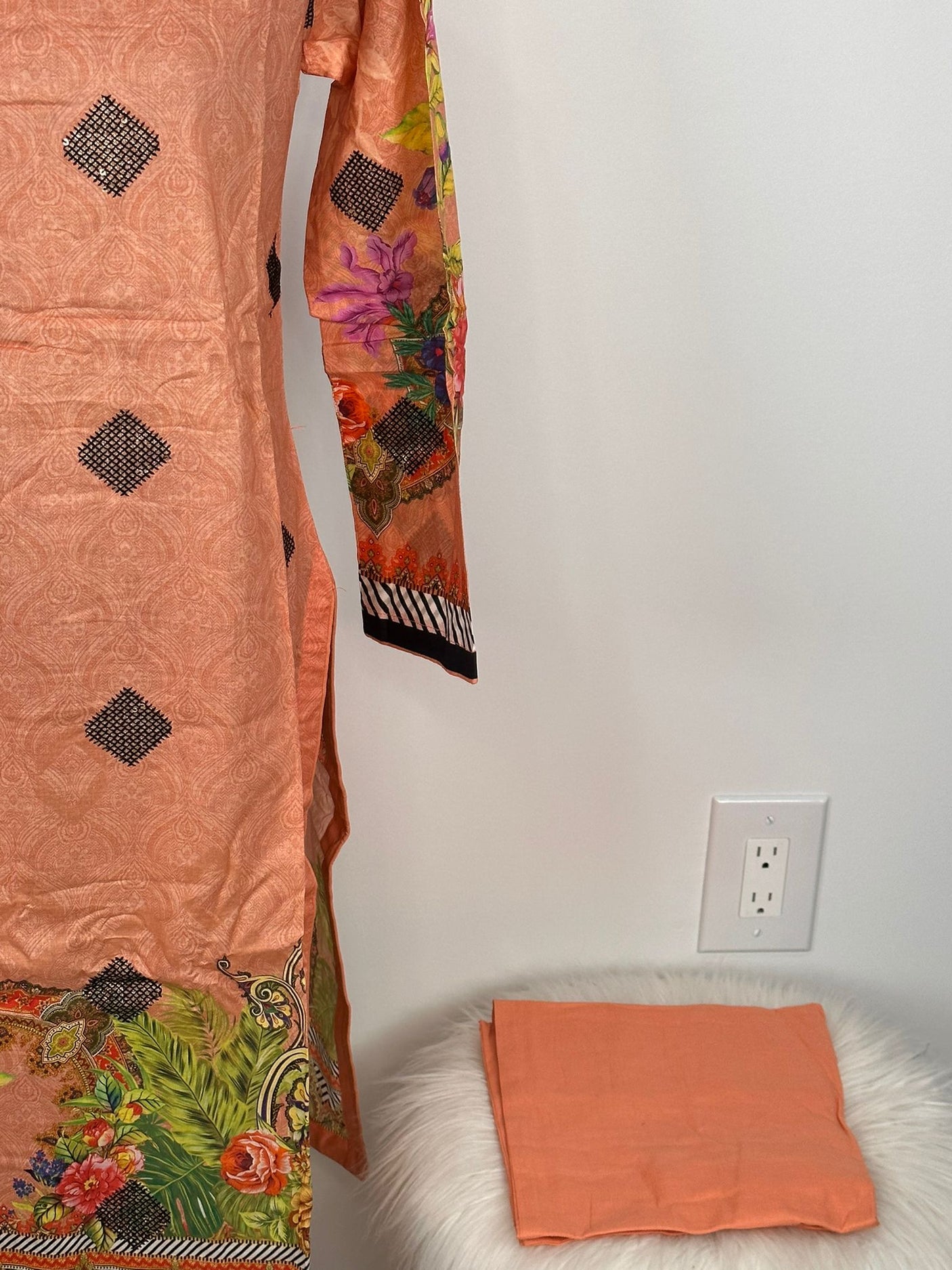 Pakistani Embroidered Lawn  ready to ship