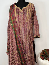 Pakistani Khaddi Cotton Salwar Kameez ready to ship