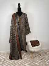 Pakistani Khaddi Cotton Salwar Kameez ready to ship