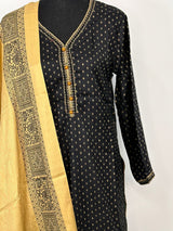 Pakistani Khaddi Lilen Salwar Kameez ready to ship