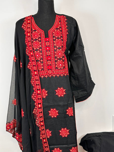 Pakistani Full Embroidery Luxury Lawn Salwar Kameez ready to ship