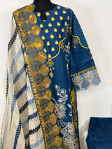 Pakistani Embroidered Luxury Lawn ready to ship