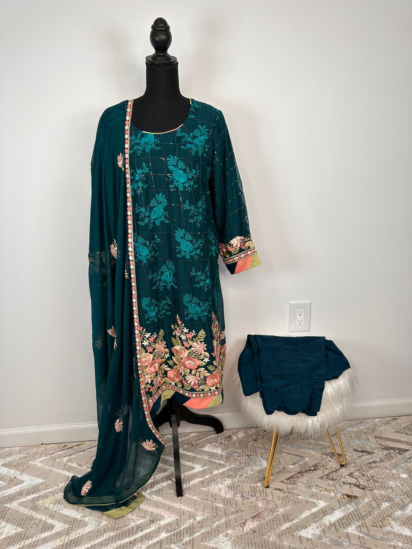 Pakistani Embroidered Party wear Ready To Ship