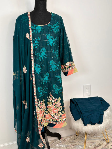Pakistani Embroidered Party wear Ready To Ship