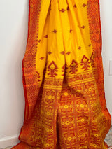 Handloom Baluchari saree with running blouse