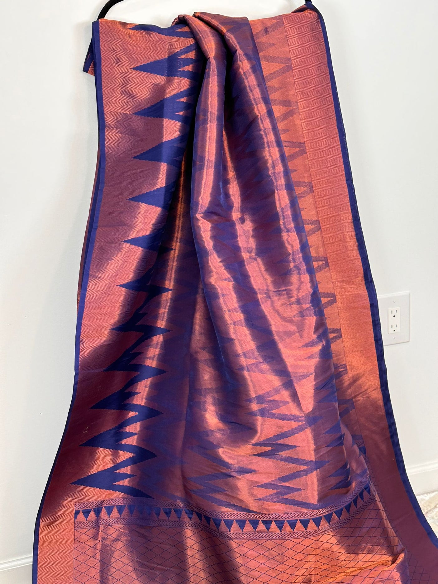 Pure Benarashi Silk Saree with running blouse