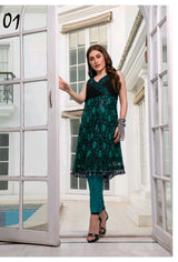 Merakish Embroidered Fancy Kurti 2019-100% Original Guaranteed