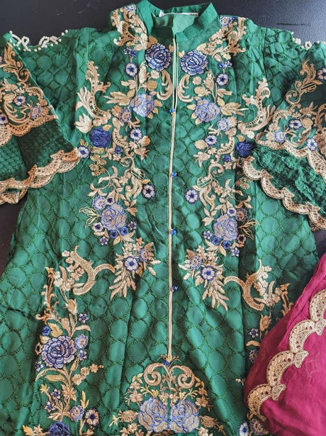 Pakistani Stitched Embroidery Party Wear Dresses Ready To Ship