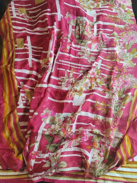 Indian Cotton Stitched Embroidery Suit Ready To Ship