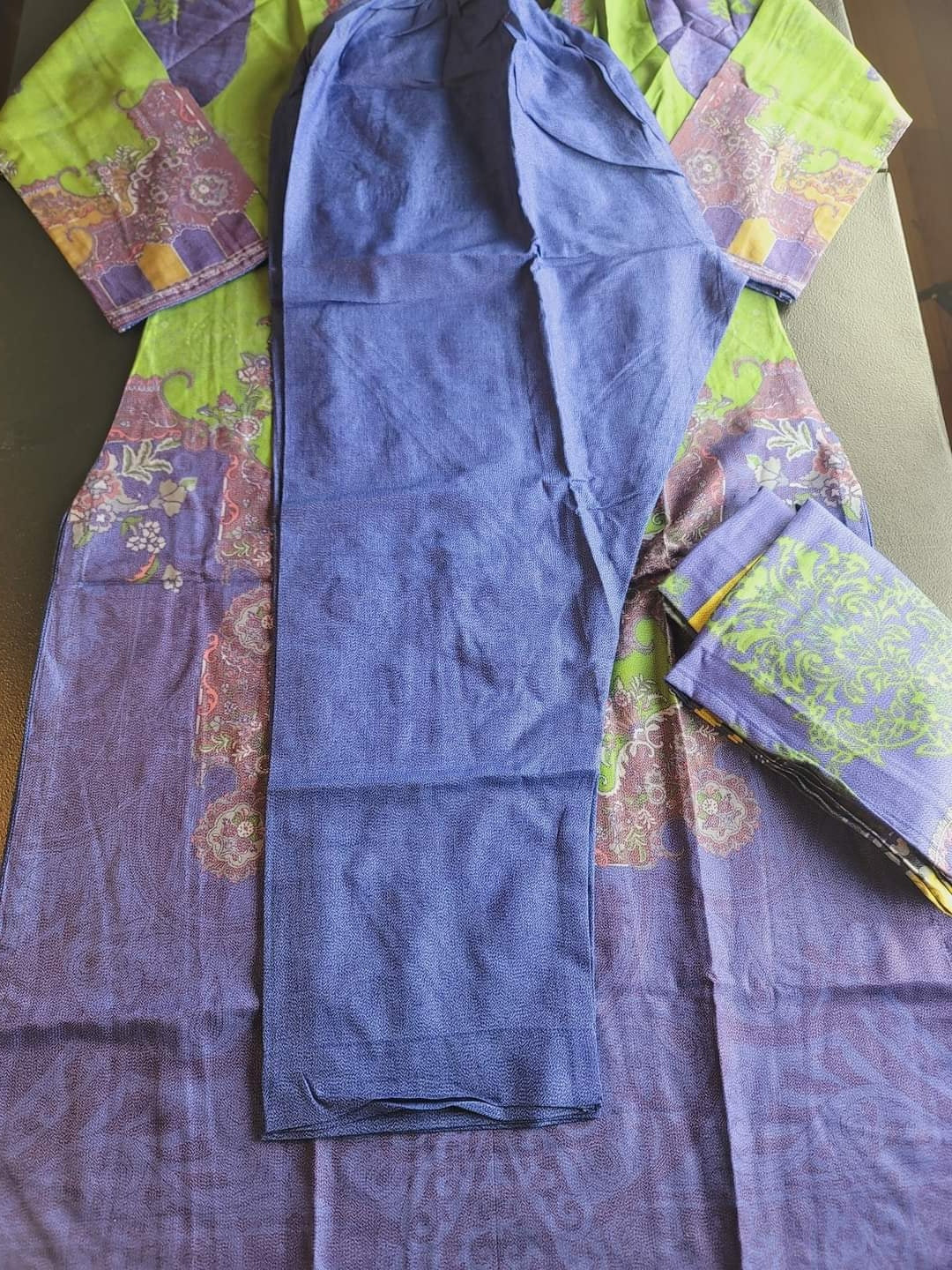 Pakistani Linen Embroidered Salwar kameez Ready To Ship