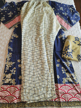 Pakistani linen Embroidered Salwar kameez Ready To Ship