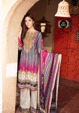 Johra Pearl Embroidered Digital Printed Lawn-100% Original Guaranteed